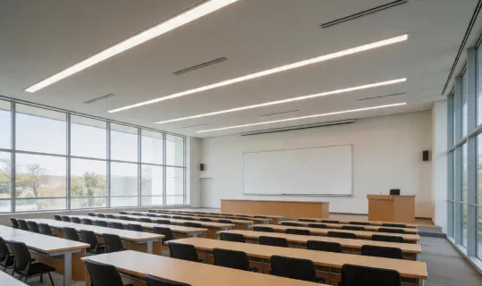 Higher education classroom lighting