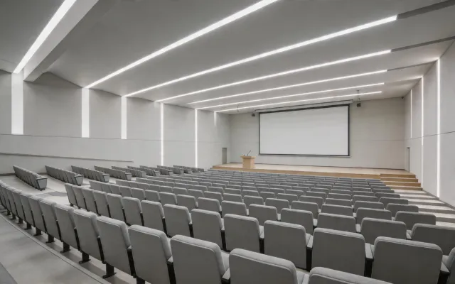 Higher education lecture hall