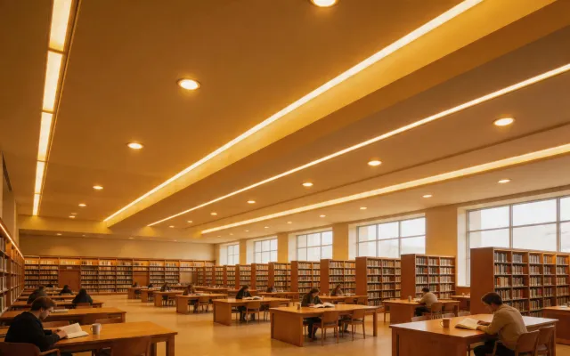 Civic library lighting