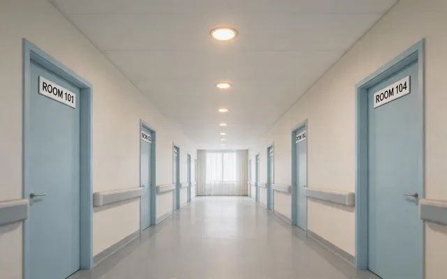 Healthcare corridor lighting