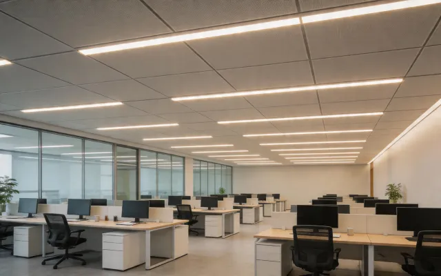 Class A commercial office lighting
